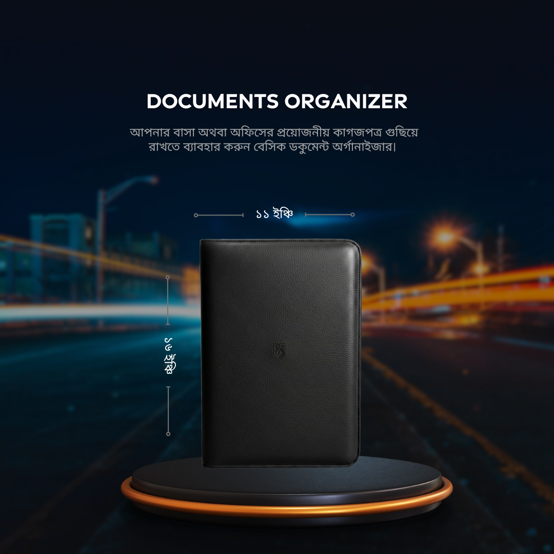 Zillionary Premium Document Organizer Full Black - Image 4